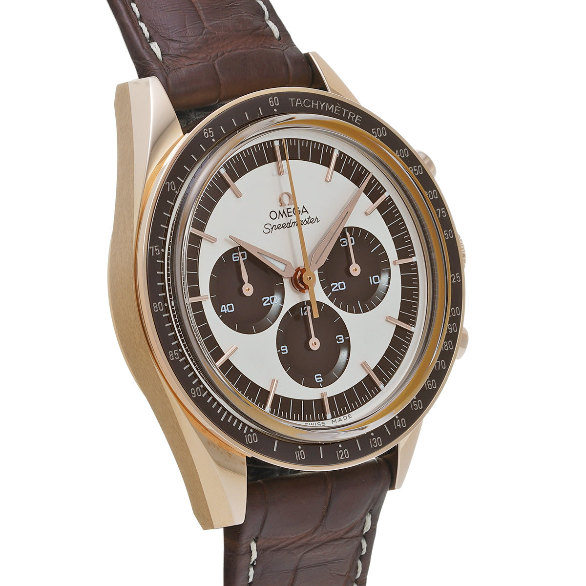 Speedmaster Moonwatch First Omega In Space 311.63.40.30.02.001 Silver/Brown OMEGA Men's [Pre-Owned].