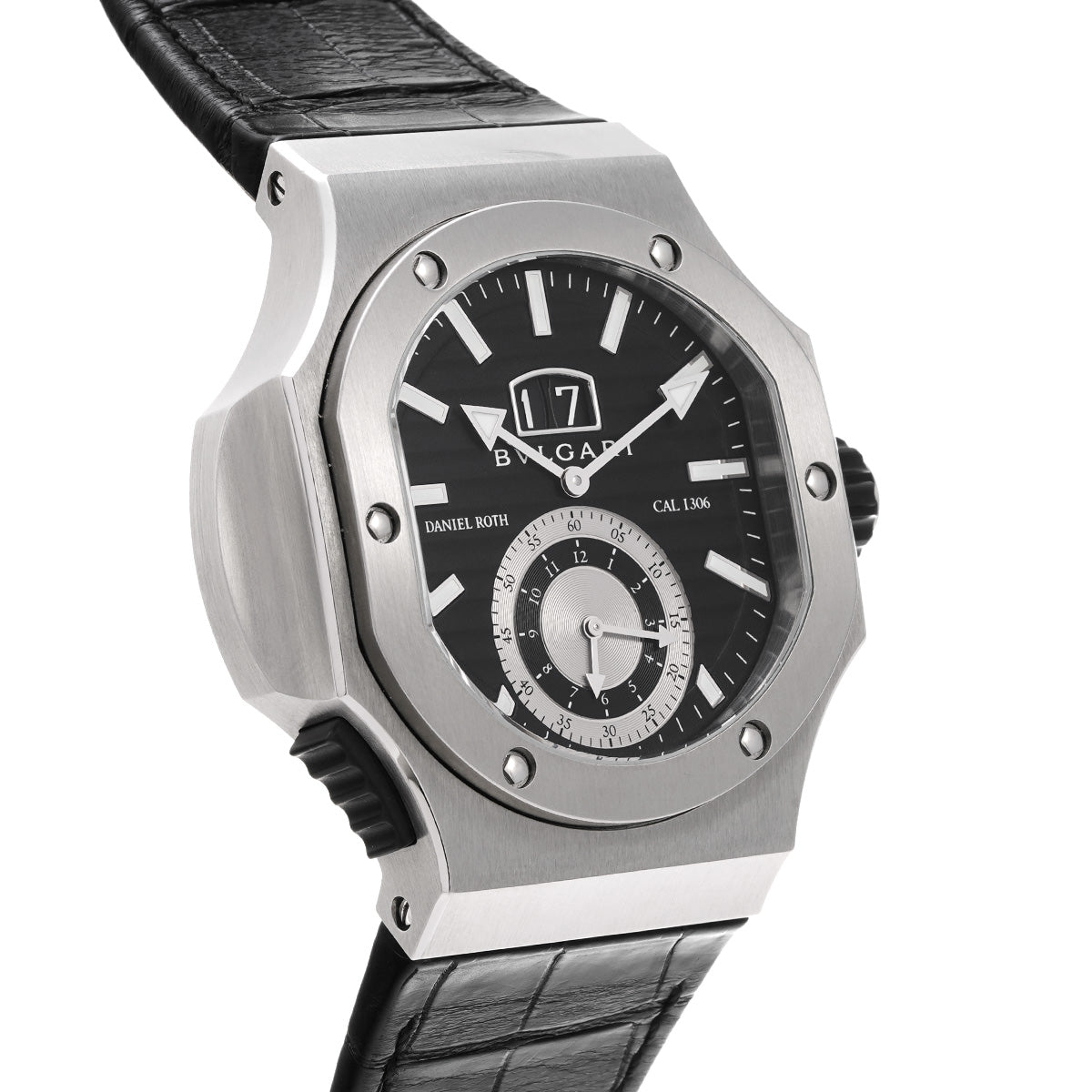 DANIEL ROTH Chronosprint BRE56BSLDCH Black BVLGARI Men's [Pre-Owned].