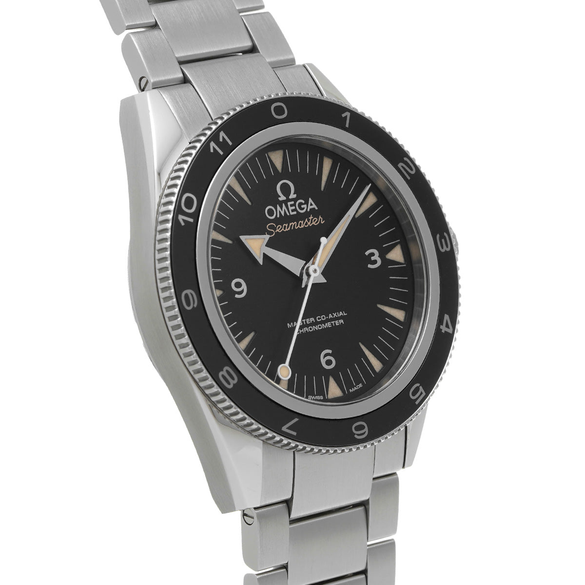 Seamaster 300 Master Co-Axial 233.32.41.21.01.001 Black OMEGA Men's [pre-owned].