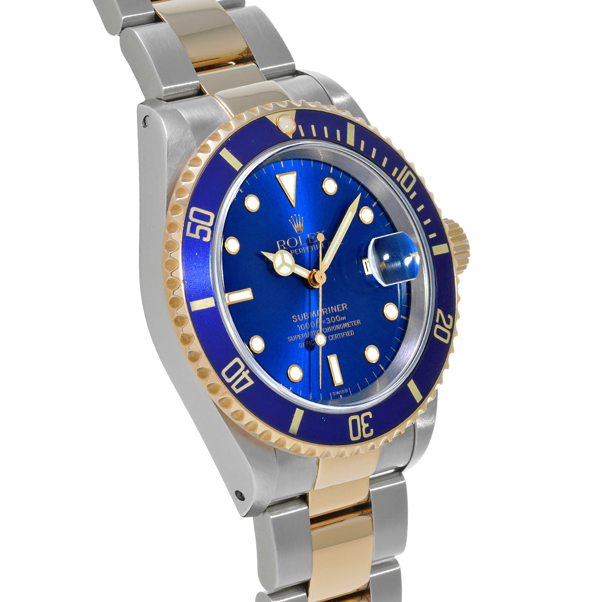 Submariner Date 16613 A (manufactured circa 1999) Blue ROLEX Men's [Pre-owned].