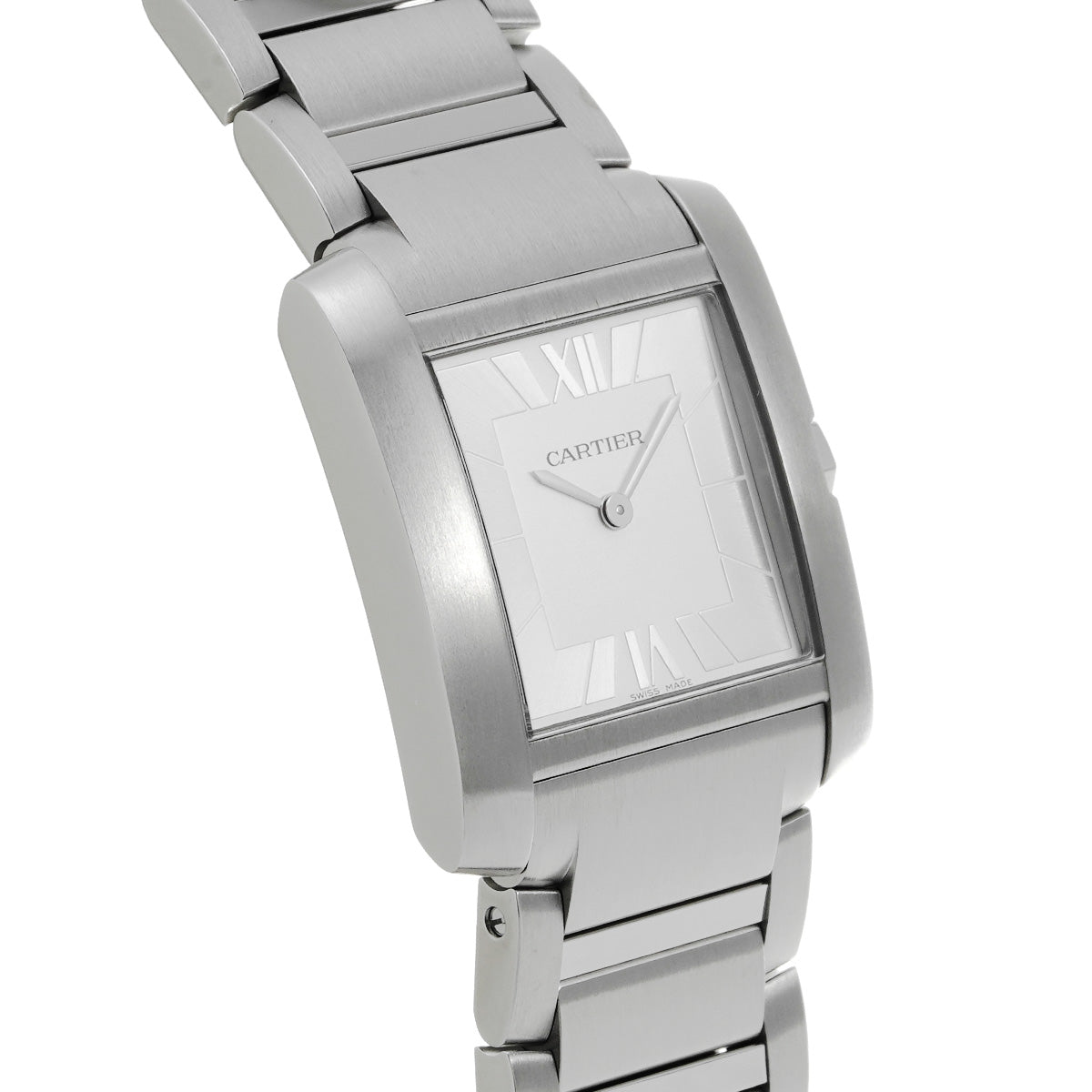 Tank Francaise Japan Limited Edition WSTA0086 Silver CARTIER Ladies [Pre-owned]
