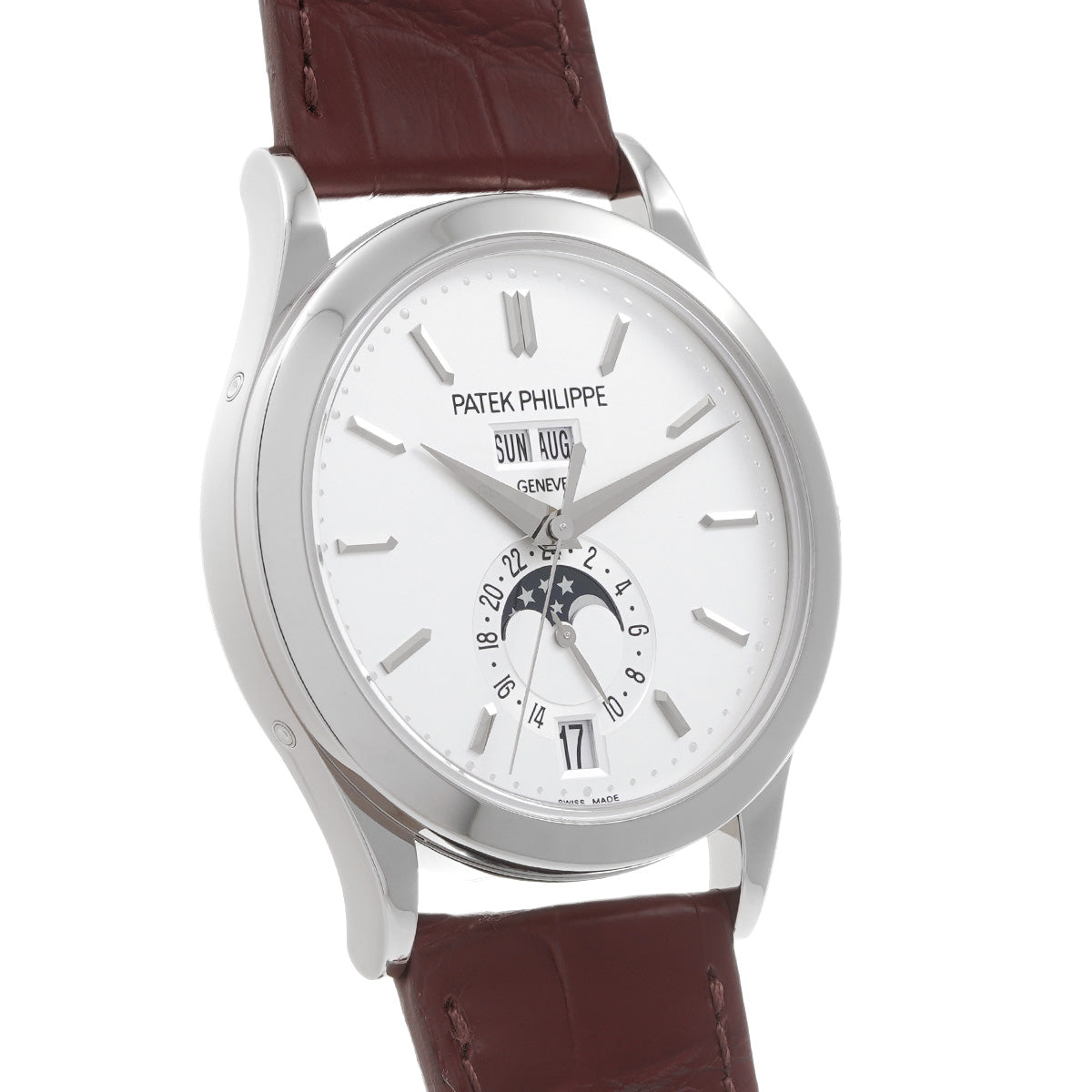Annual Calendar Moonphase 5396G-011 Silver PATEK PHILIPPE Men's [Pre-Owned].