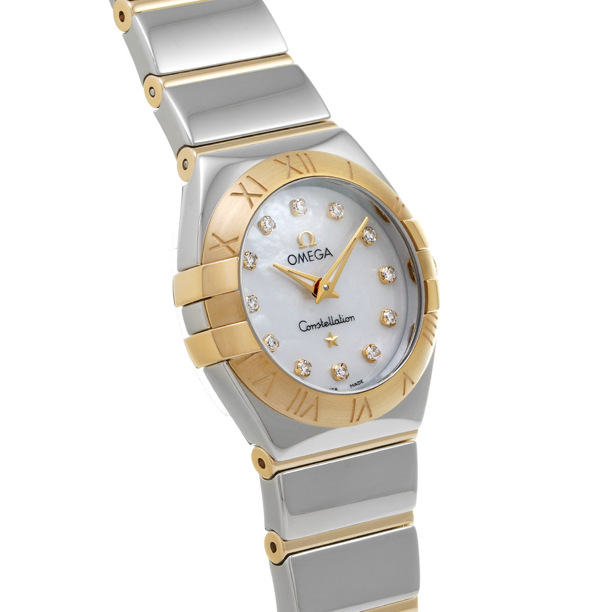 Constellation Blush Quartz 123.20.24.60.55.004 White MOP/Diamond OMEGA Ladies [New]