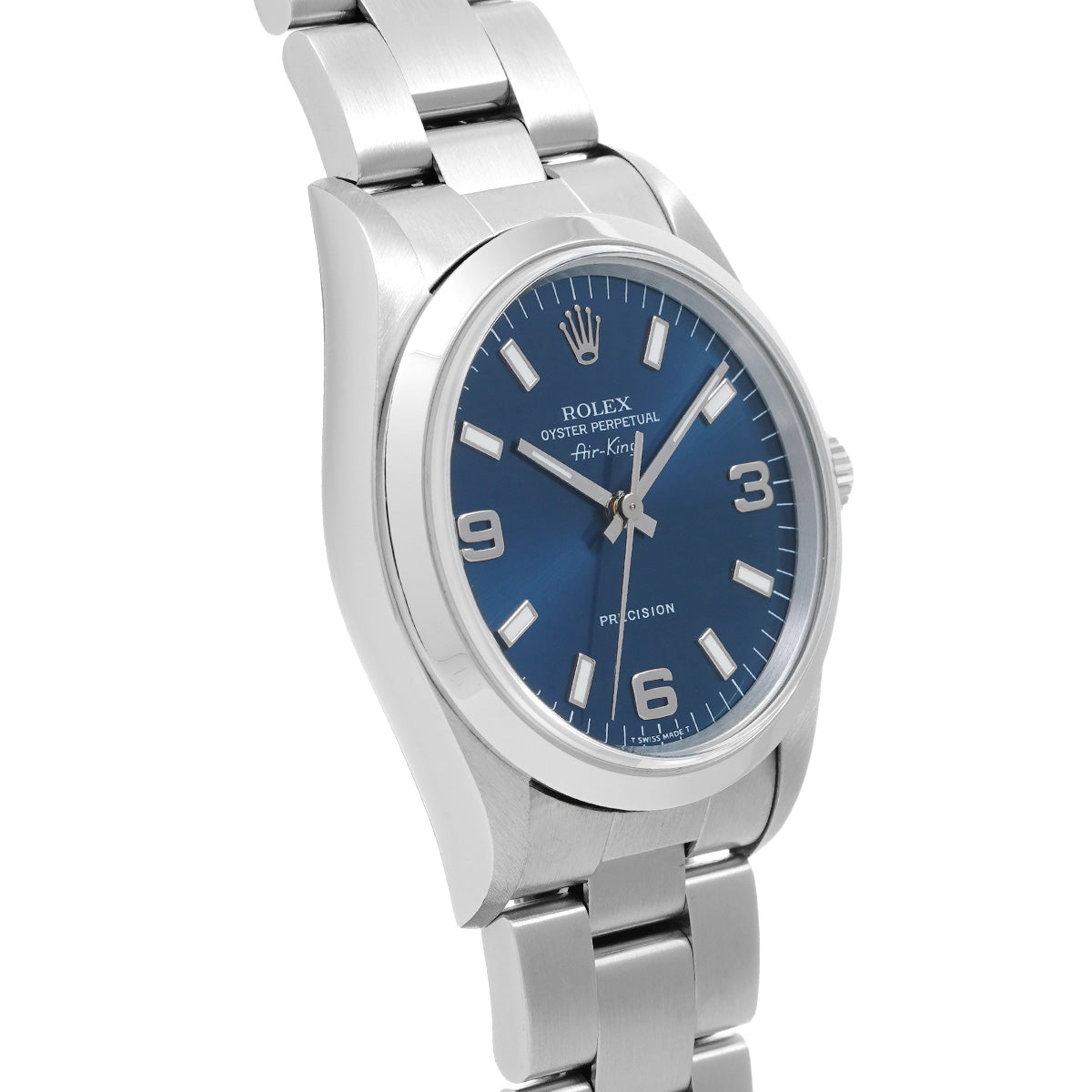 Air-King 14000 U (manufactured circa 1997) Blue ROLEX Men's [Pre-owned].