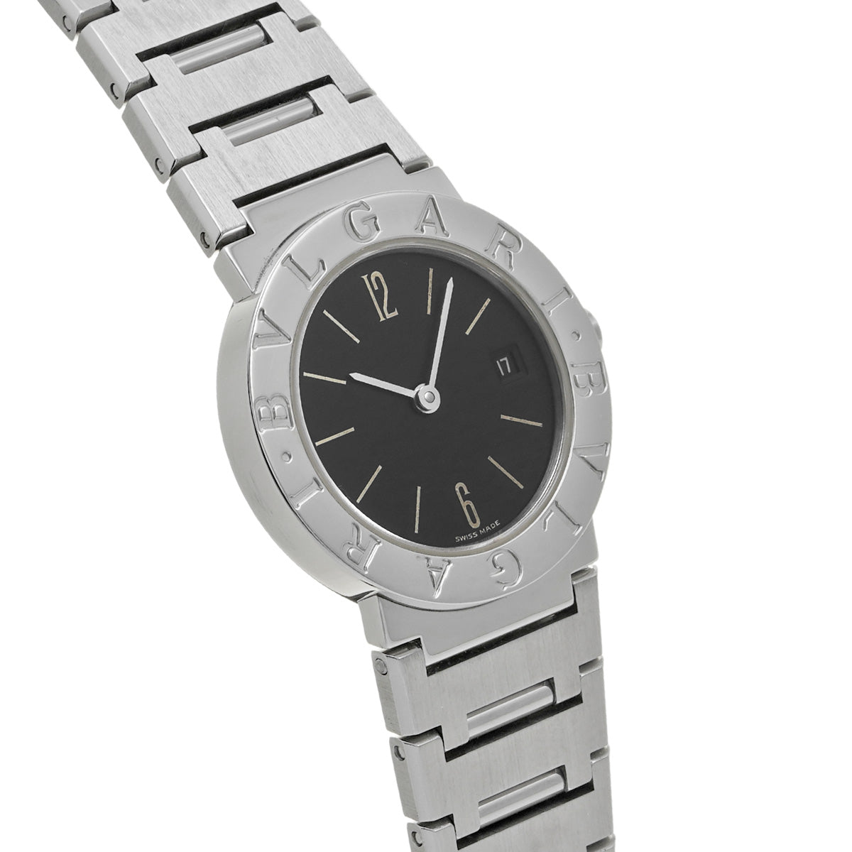 Bulgari Bulgari BB26SSD Black BVLGARI Ladies [Pre-owned].