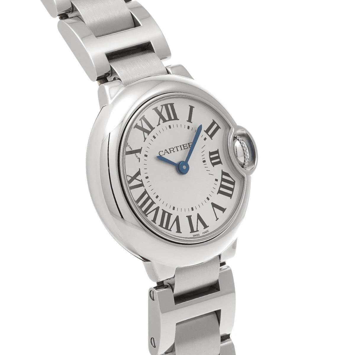 Ballon Bleu de Cartier 28mm W69010Z4 Silver CARTIER Ladies [Pre-owned]