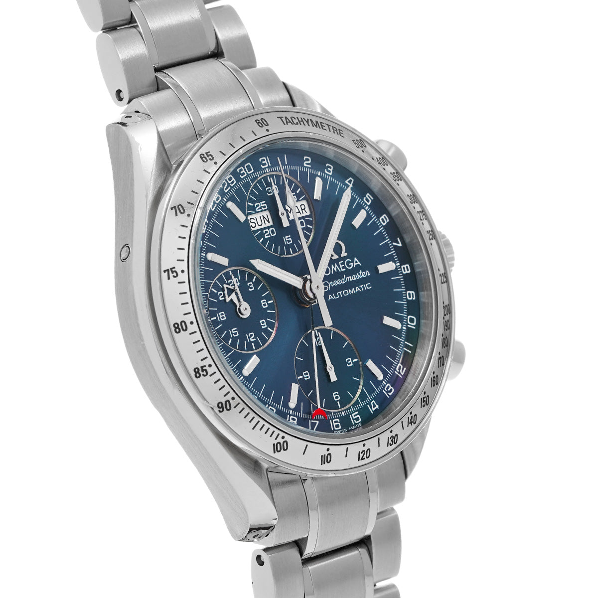 Speedmaster Triple Calendar 3523.80 Blue OMEGA Men's [Pre-Owned].