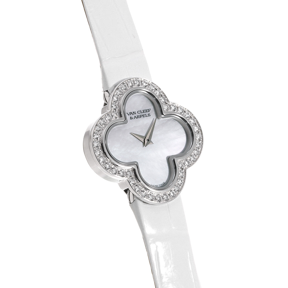 Alhambra Small Model VCARM95800 White MOP Van Cleef &amp; Arpels Ladies [Pre-Owned].