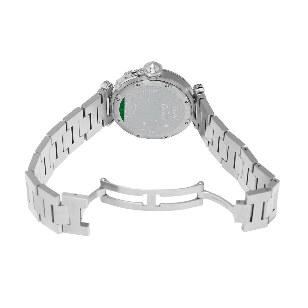W31029M7 Pasha C Meridian GMT Silver CARTIER Unisex [Pre-Owned].