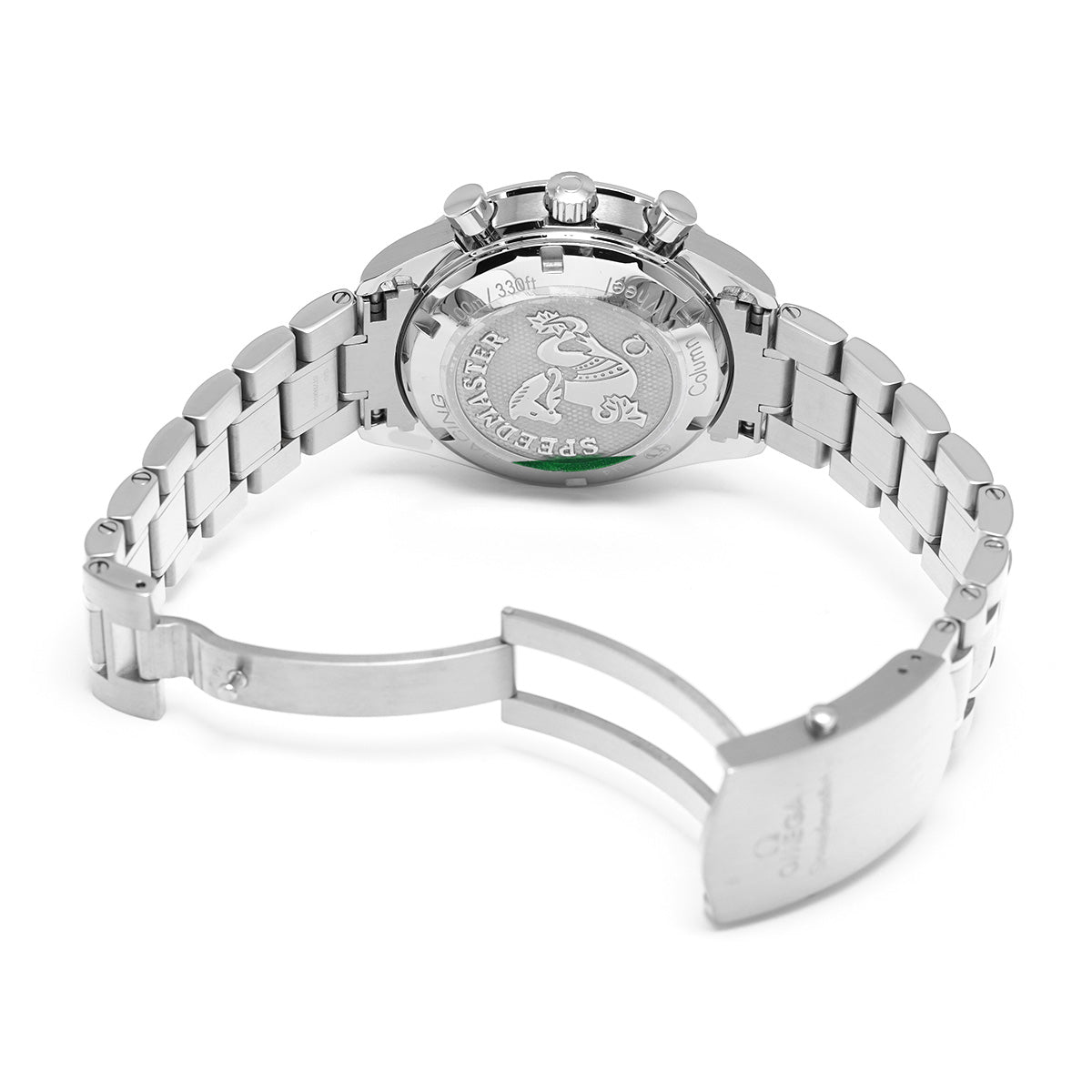 Speedmaster Racing Co-Axial 326.30.40.50.01.002 Black/Silver OMEGA Men's [Pre-Owned].