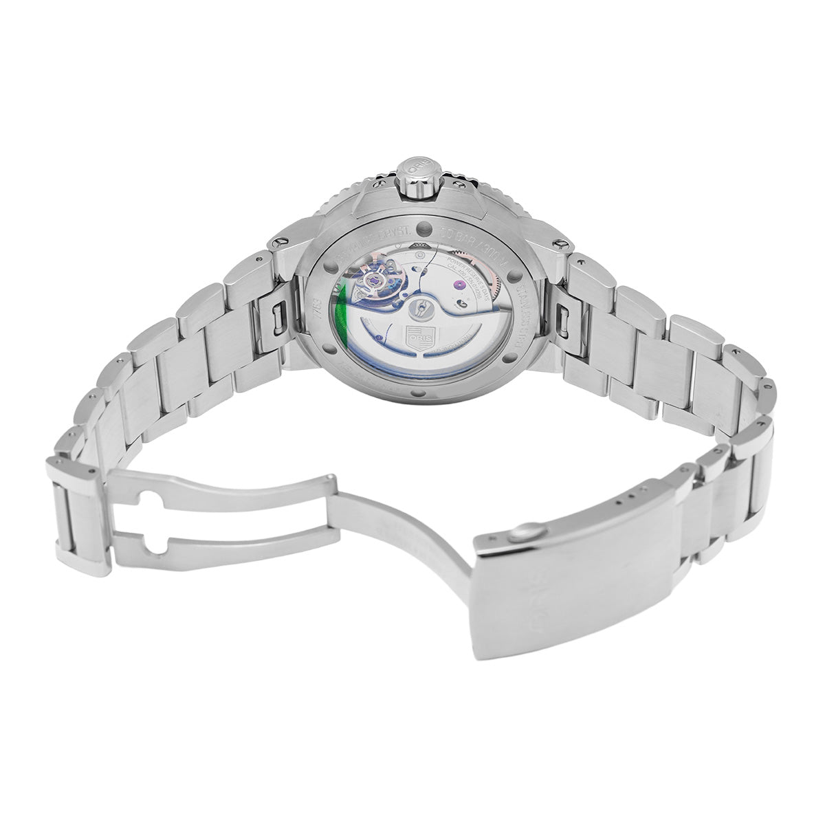 Aquis Date Caliber 400 01 400 7763 4135-07 8 24 09PEB Blue ORIS Men's [pre-owned].