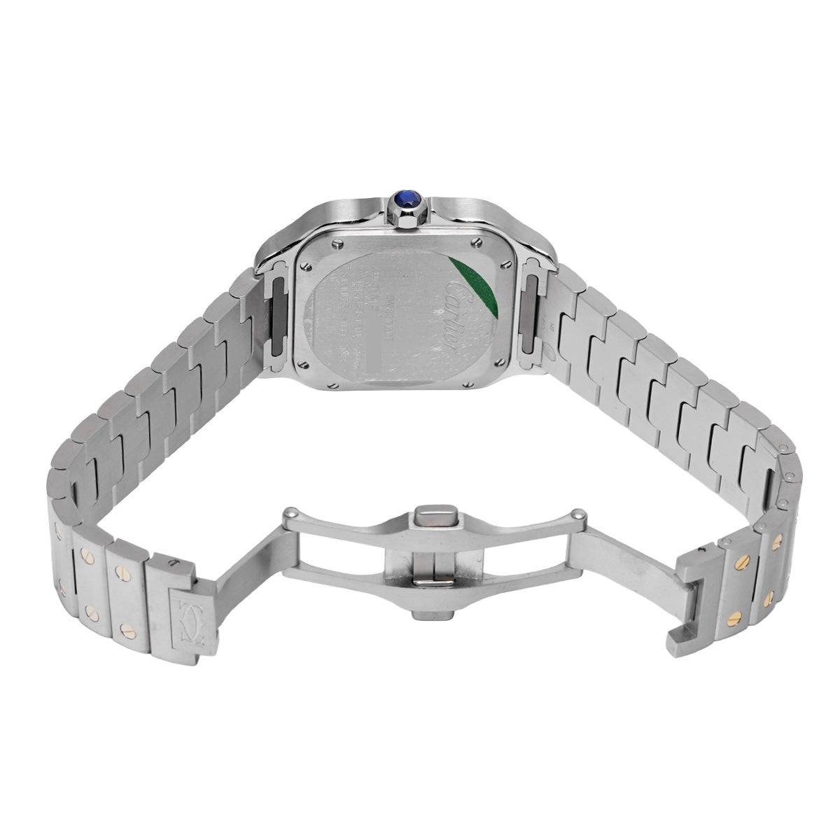 Santos de Cartier MM W2SA0016 Silver CARTIER Men's [Pre-owned]