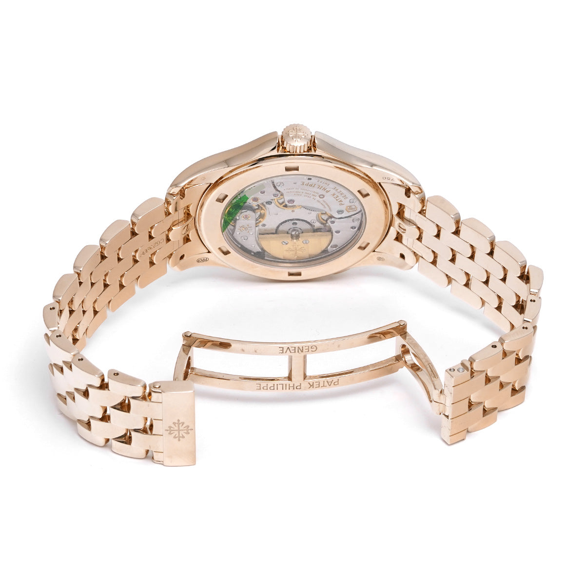World Time 5130/1R-011 Brown/Silver PATEK PHILIPPE Men's [Pre-Owned].
