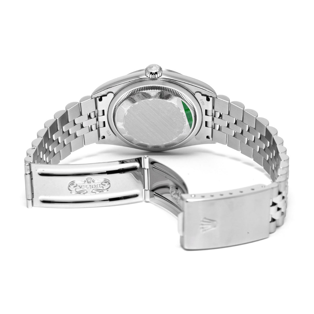 DATE JUST 16200 P (made around 2001) White ROLEX Men's [Pre-Owned].