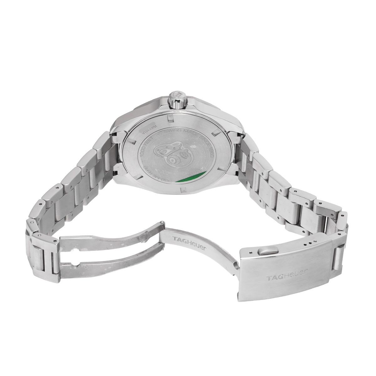 Aquaracer Quartz WAY101A.BA0746 Black TAG HEUER Men's [Pre-Owned].
