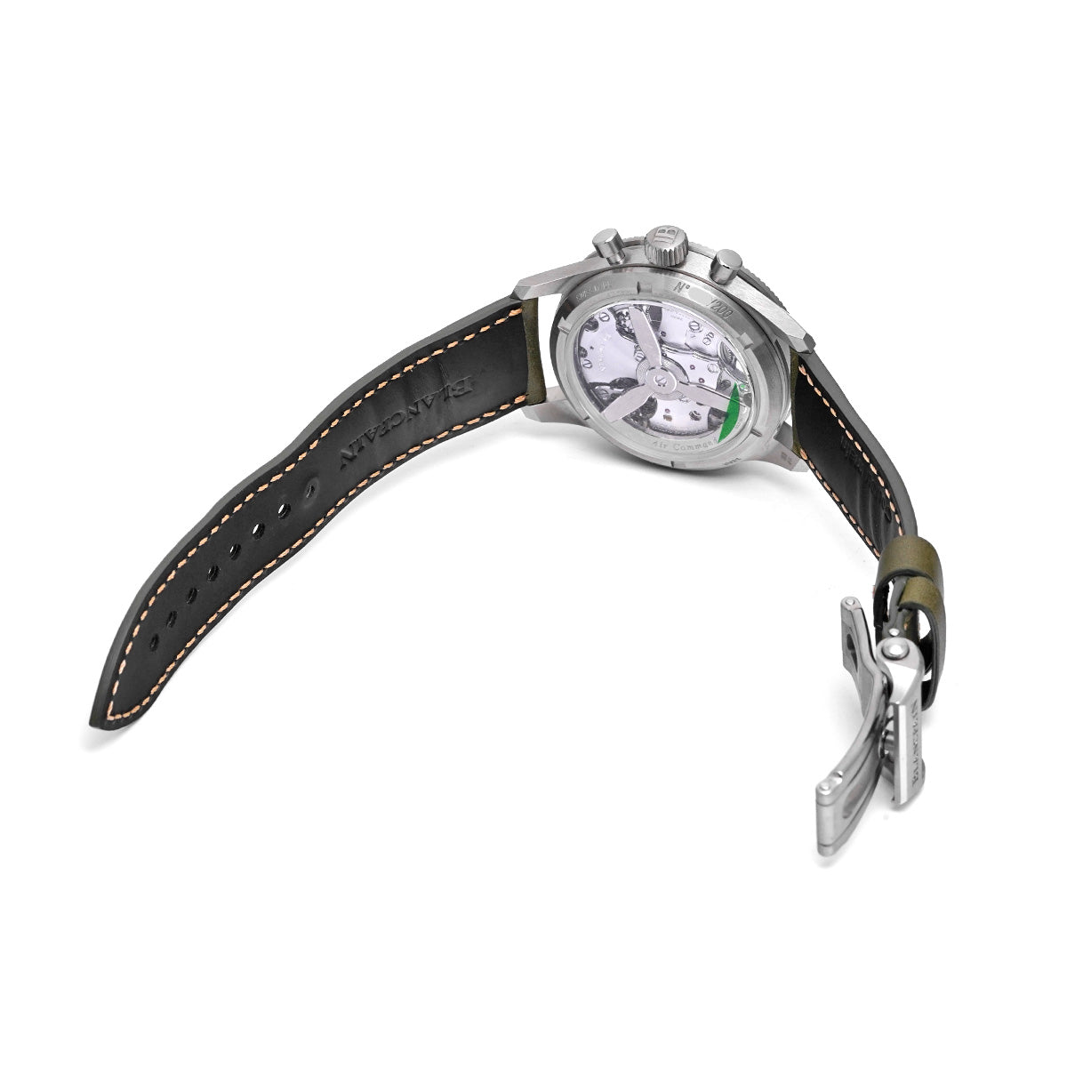 Aircommando Flyback Chronograph Limited edition of 200 pieces AC02-12B53-63B Green Blancpain Men's [Pre-Owned].