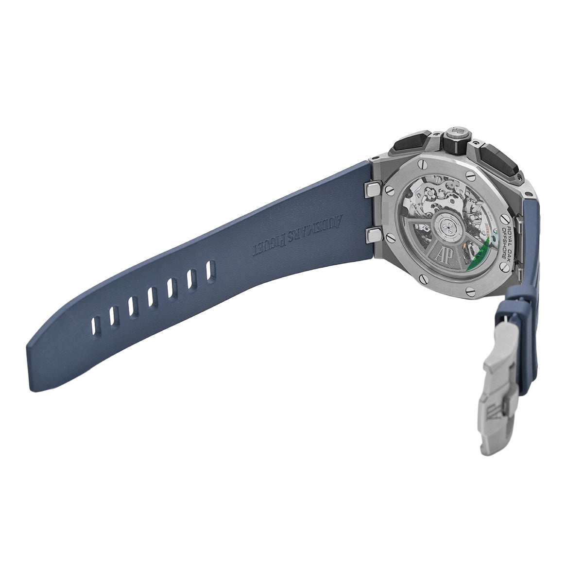 Royal Oak Offshore Chronograph 26420TI.OO.A027CA.01 Blue/Rhodium AUDEMARS PIGUET Mens [Pre-Owned]