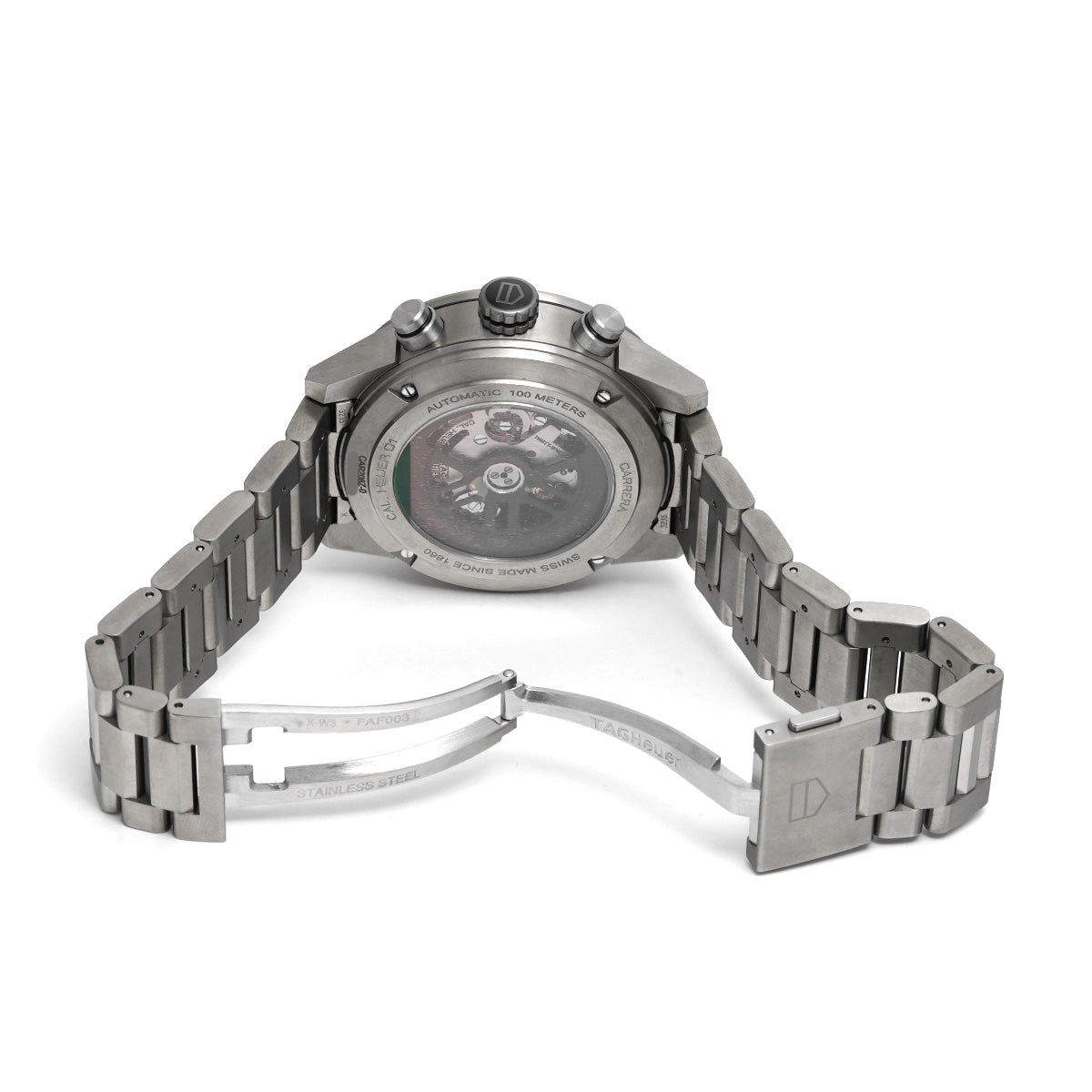 CARRERA CALIBRE HEUER 01 Chronograph CAR208Z.BF0719 Gray TAG HEUER Men's [Pre-Owned].