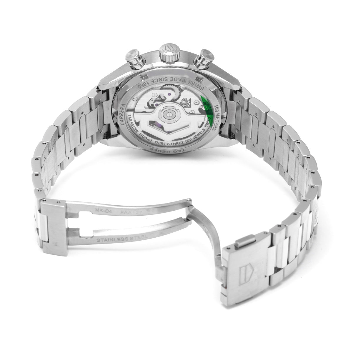 CARRERA Chronograph CBS2211.FC6545 Green TAG HEUER Men's [Pre-Owned].