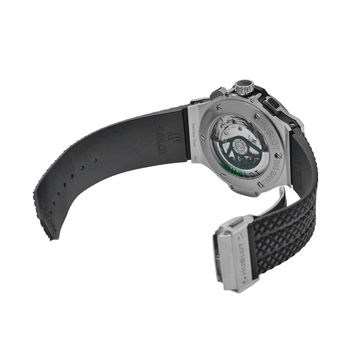 Big Bang Steel Diamond 301.SX.130.RX.114 Black HUBLOT Men's [Pre-owned]