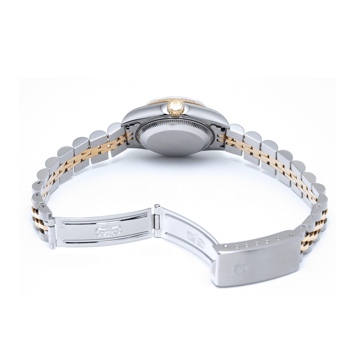 DATE JUST 10P DIAMONDS 69173G W No. (manufactured circa 1995) Hand Tooth/Diamond ROLEX Ladies