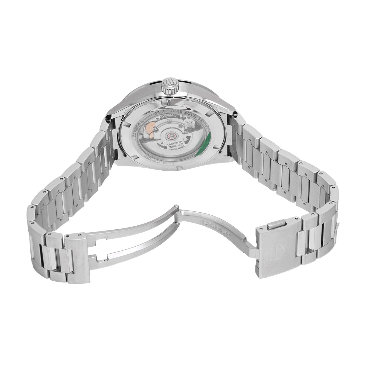CARRERA Calibre 5 Day Date WBN2010.BA0640 Black TAG HEUER Men's [Pre-Owned].
