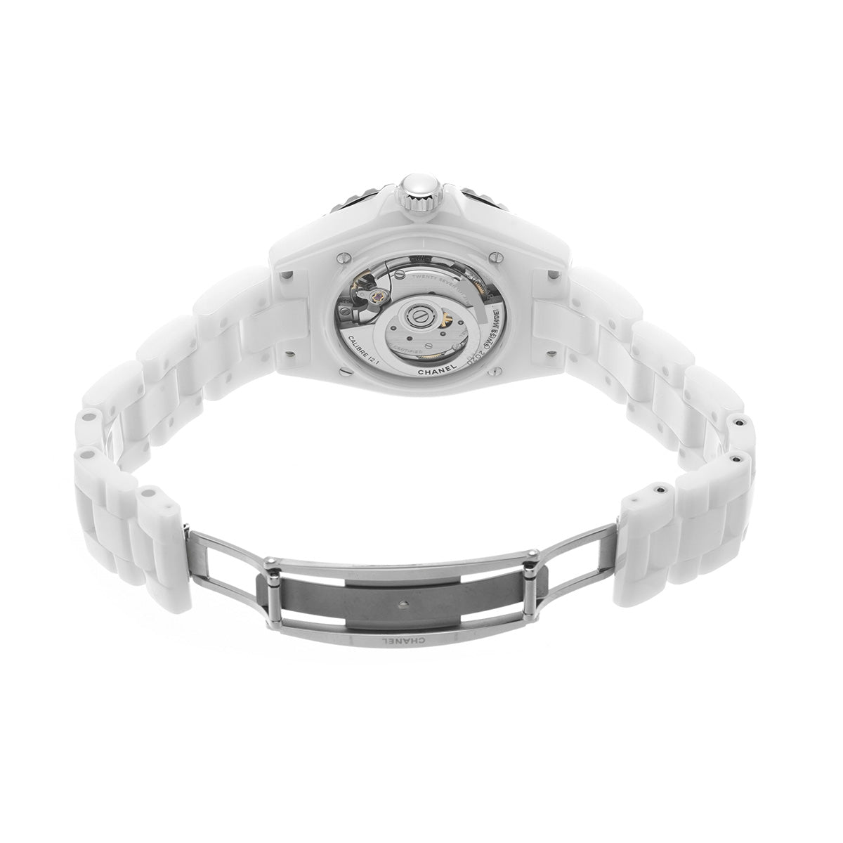 J12-20 Calibre 12.1 38MM H6476 White/Diamond CHANEL Men's [Pre-Owned].