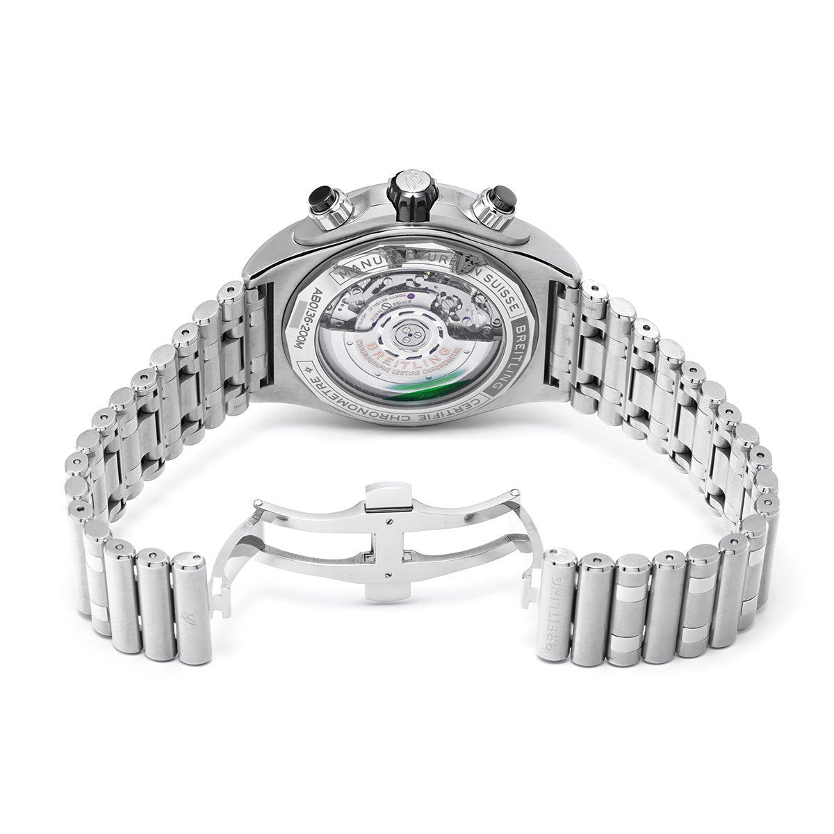 Super Chronomat B01 44 AB0136251B1A1 Black/Silver BREITLING Men's [Pre-Owned]