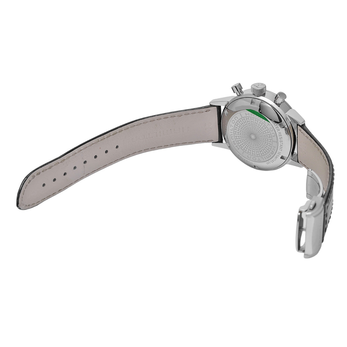 American Classic Intramatic Autochrono H38416111 White/Black HAMILTON Men's [Pre-Owned].