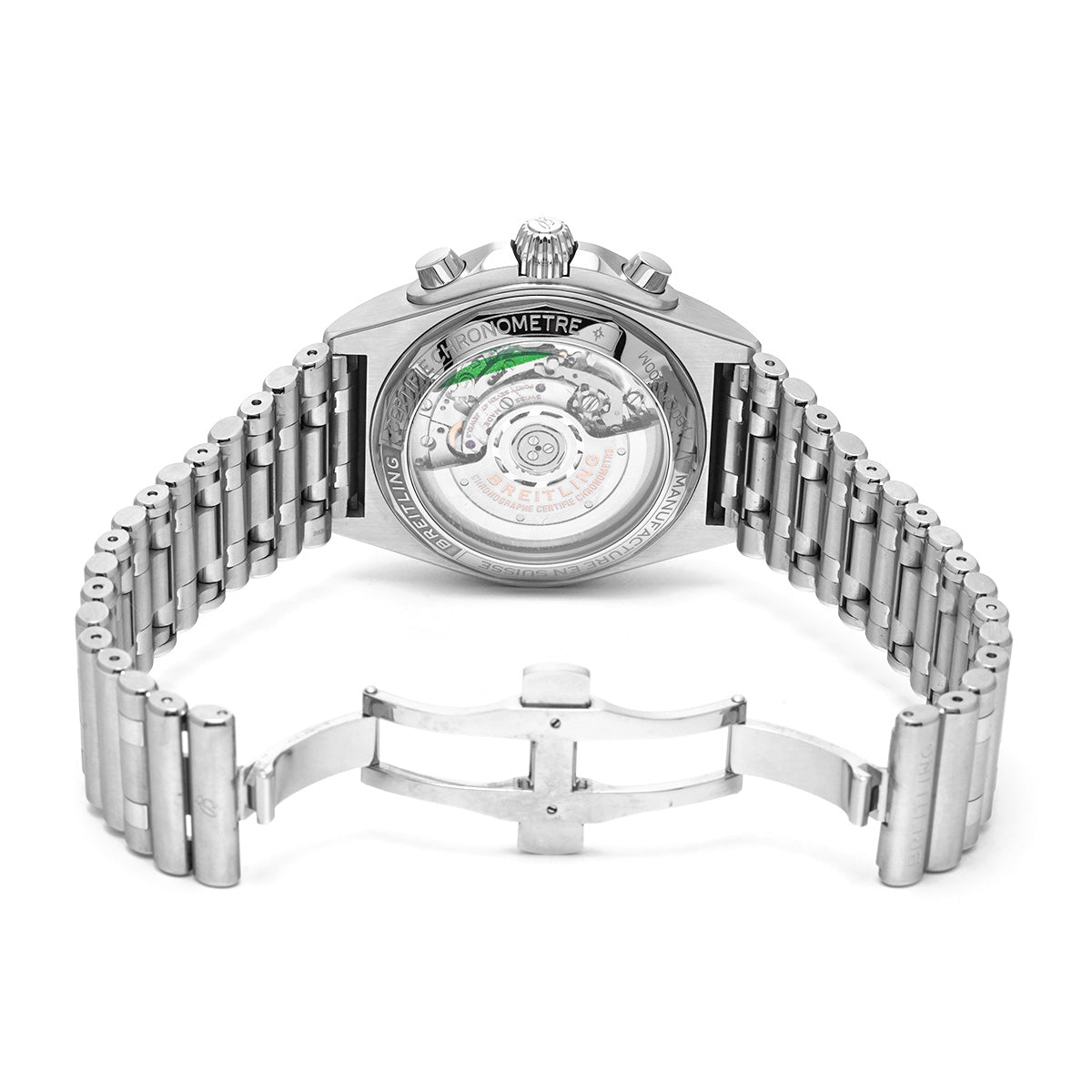 Chronomat B01 42 Japan Edition AB0134101B2A1 Black/Silver BREITLING Men's [Pre-Owned].
