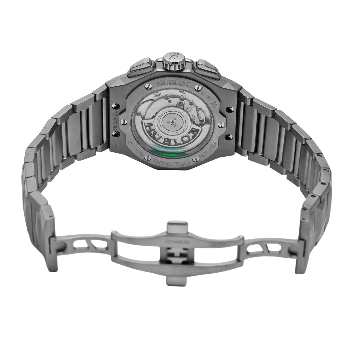 Classic Fusion Chronograph Orlinski Full Titanium 549.NI.1270.NI.ORL23 Black HUBLOT Men's [pre-owned]