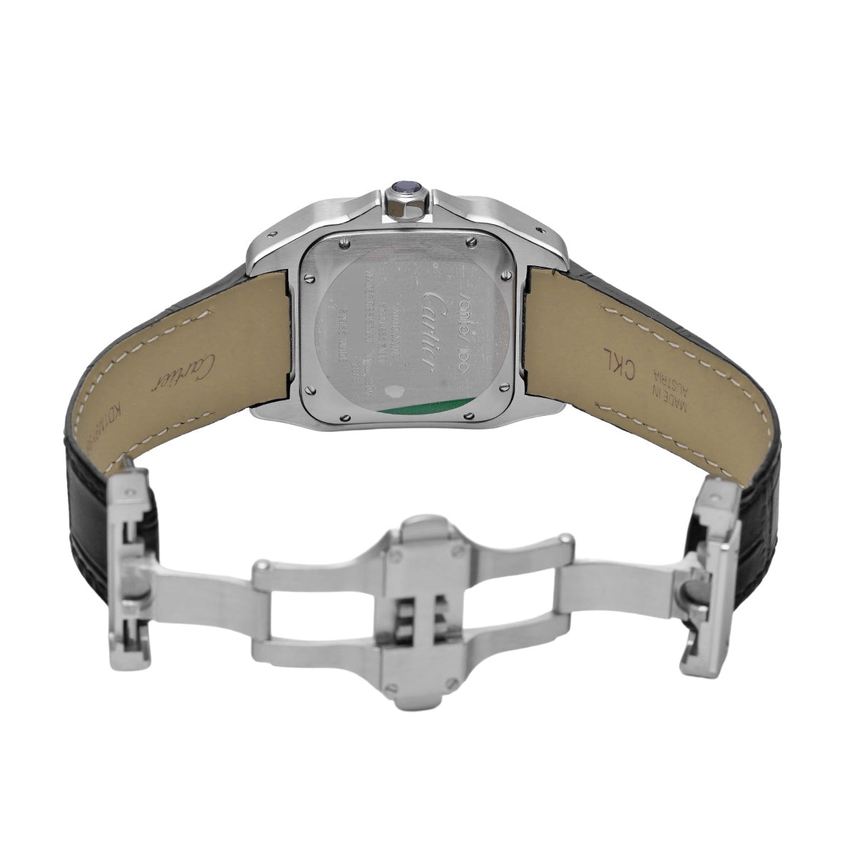 Santos 100 MM W20106X8 Silver CARTIER Unisex [Pre-owned]