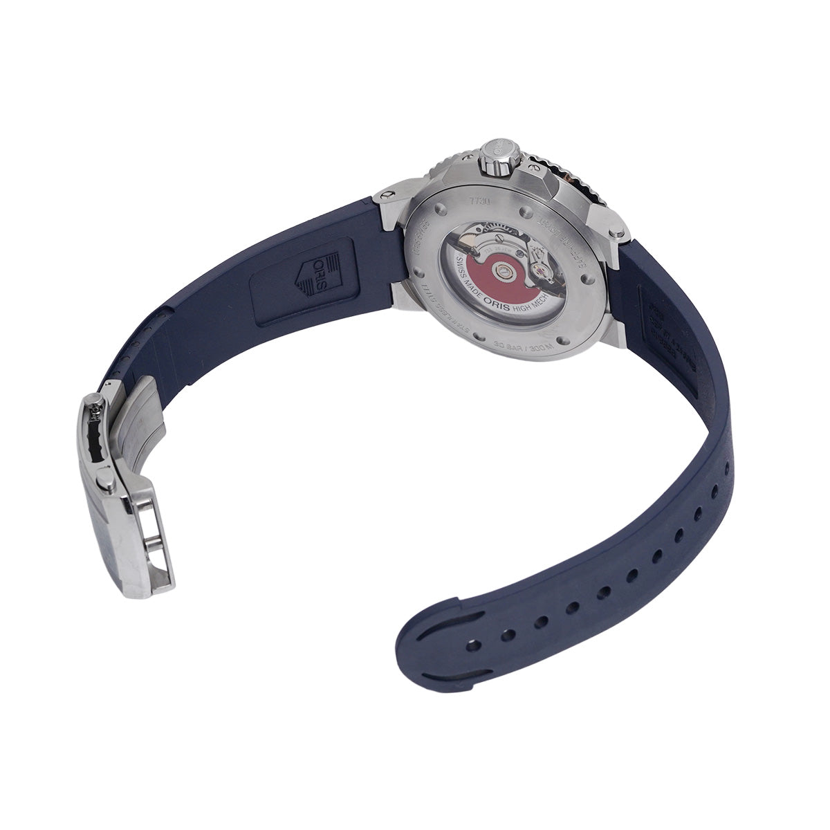 Aquis Date 01 733 7730 4135 07 8 24 05PEB Blue ORIS Men's [pre-owned].