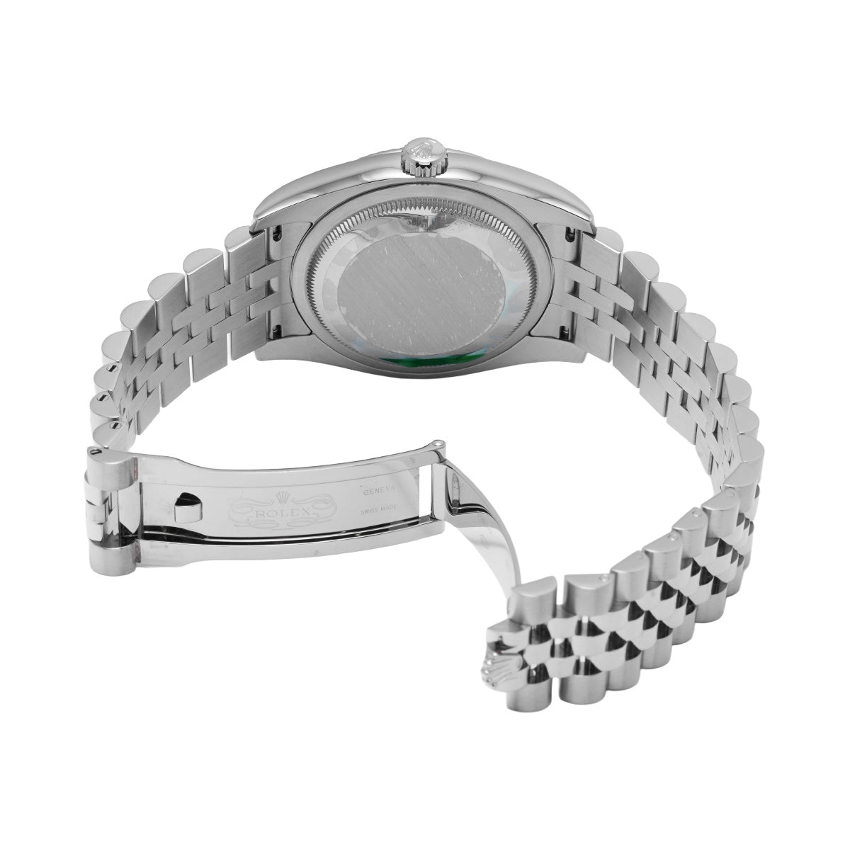 DATE JUST 116234G Random Serial Black Computer/Diamond ROLEX Men's [Pre-Owned].
