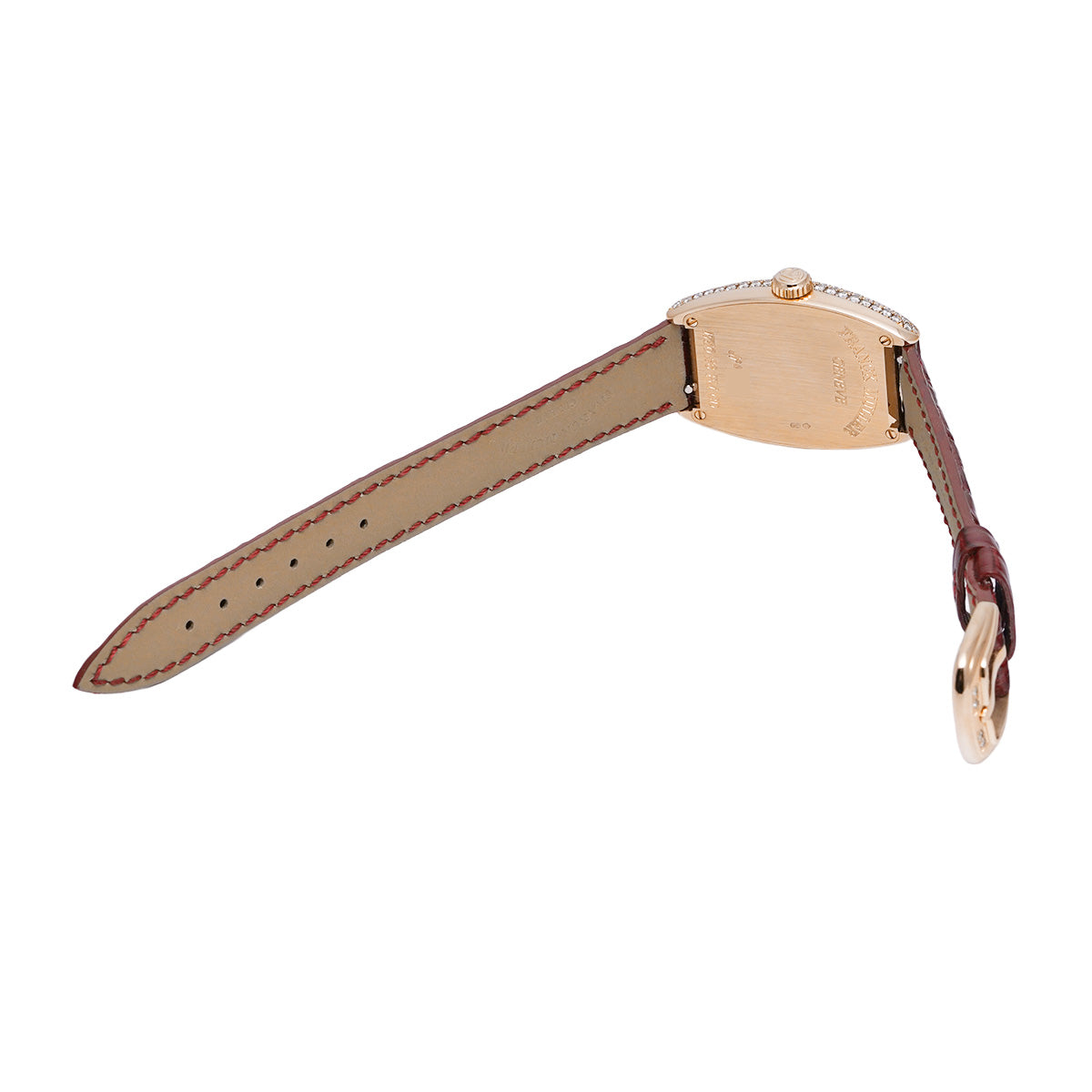 Tonneau Curvex 1750S6PMCD Red/Diamond FRANCK MULLER Men's [Pre-Owned].