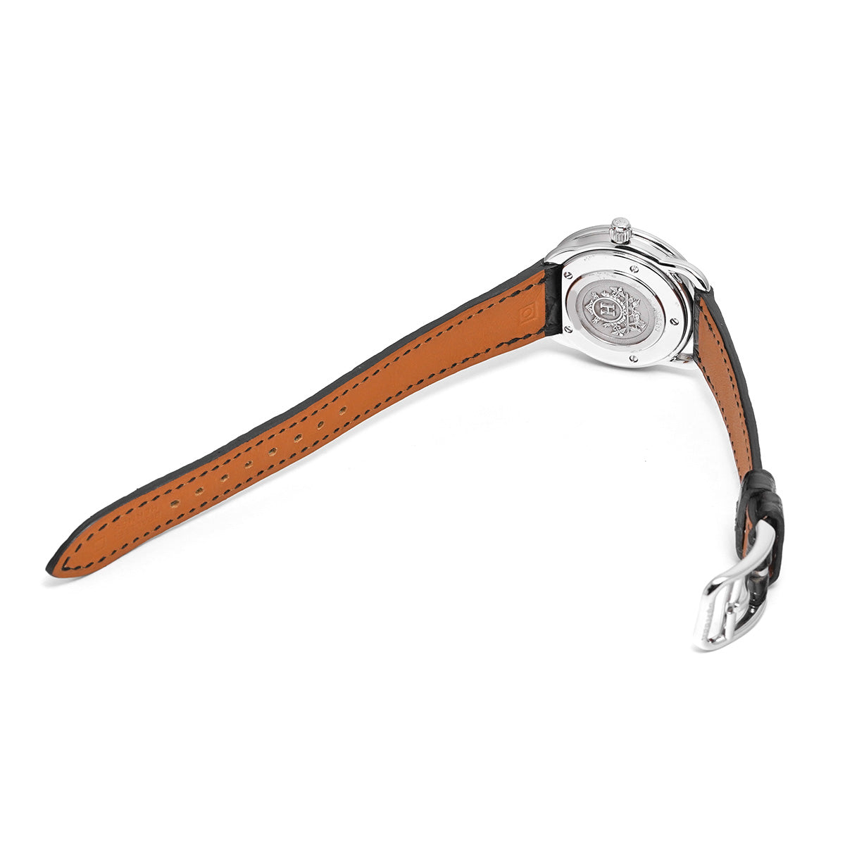 Arceau 28mm AR5.210 White HERMES Ladies [Pre-owned].