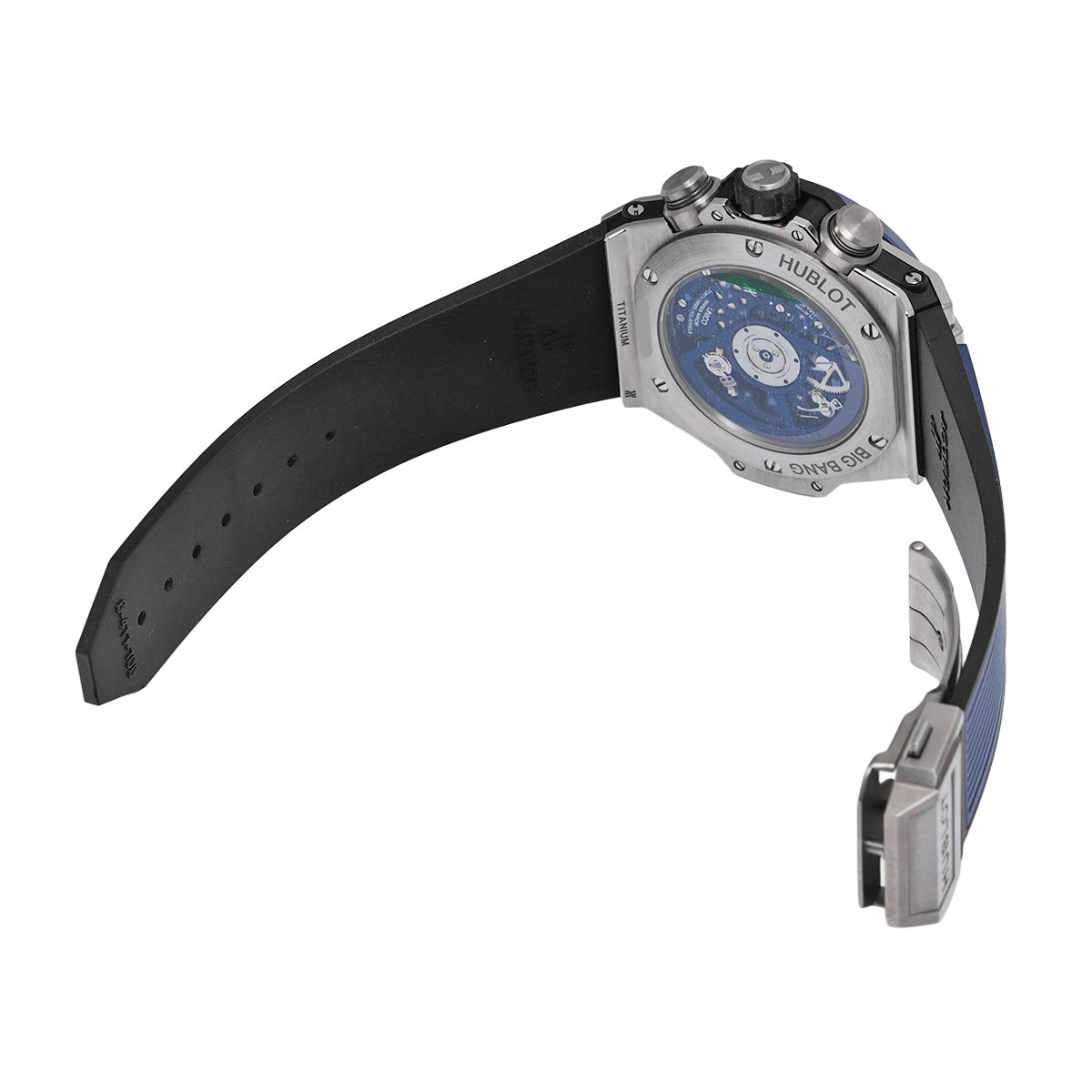 Unico Titanium Blue Ceramic 421.NL.5170.RX Blue HUBLOT Men's [Pre-Owned].