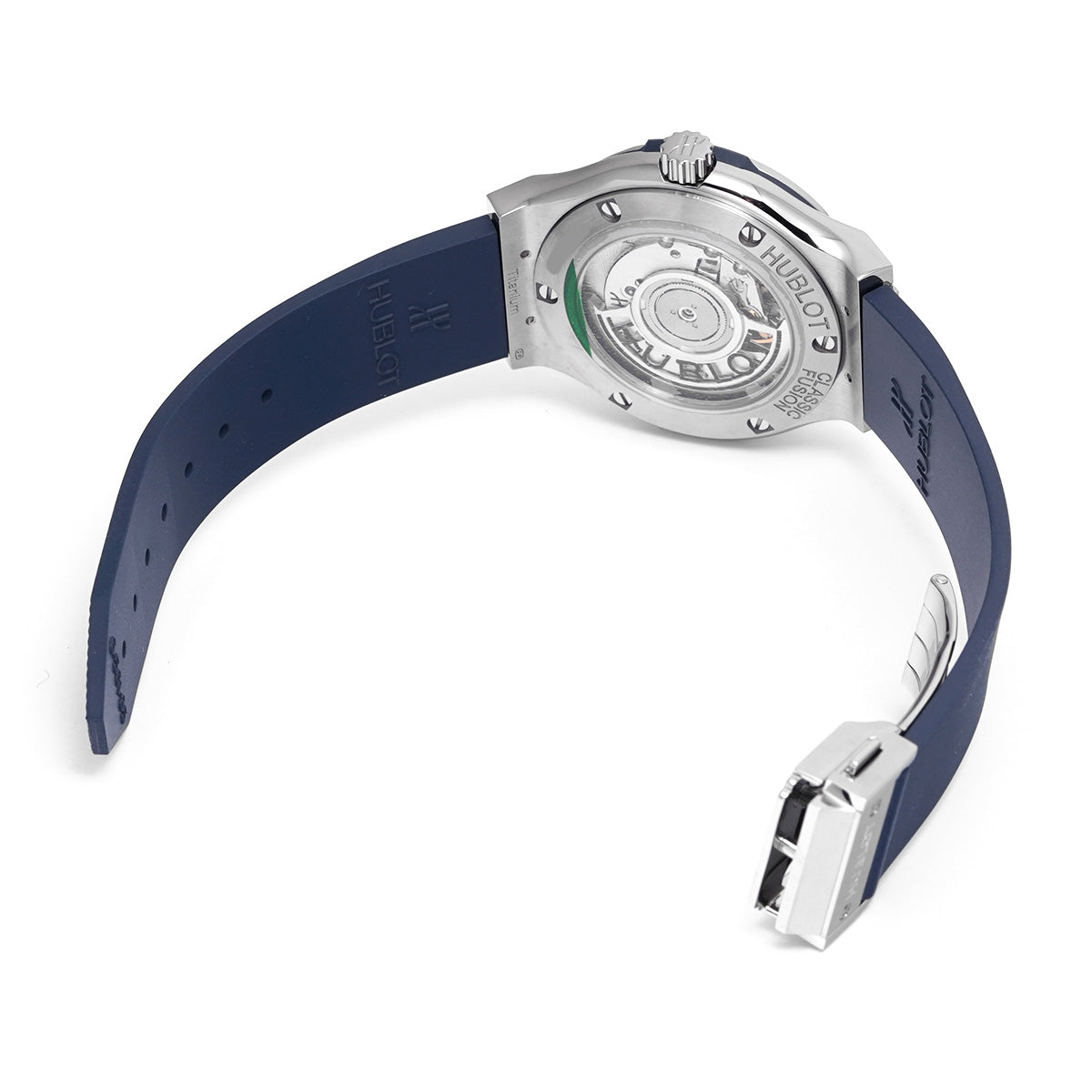 Classic Fusion Titanium Blue 38MM 565.NX.7170.RX Blue HUBLOT Unisex [Pre-Owned].