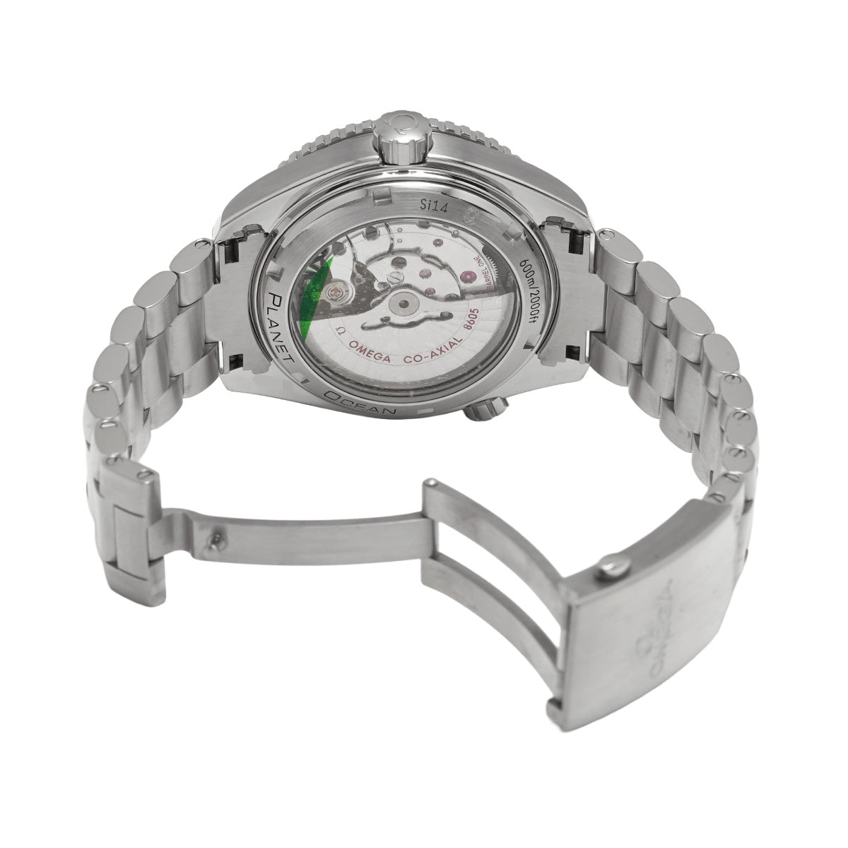 232.30.44.22.01.001 Seamaster Planet Ocean 600 Co-Axial GMT Black OMEGA Men's [Pre-Owned].