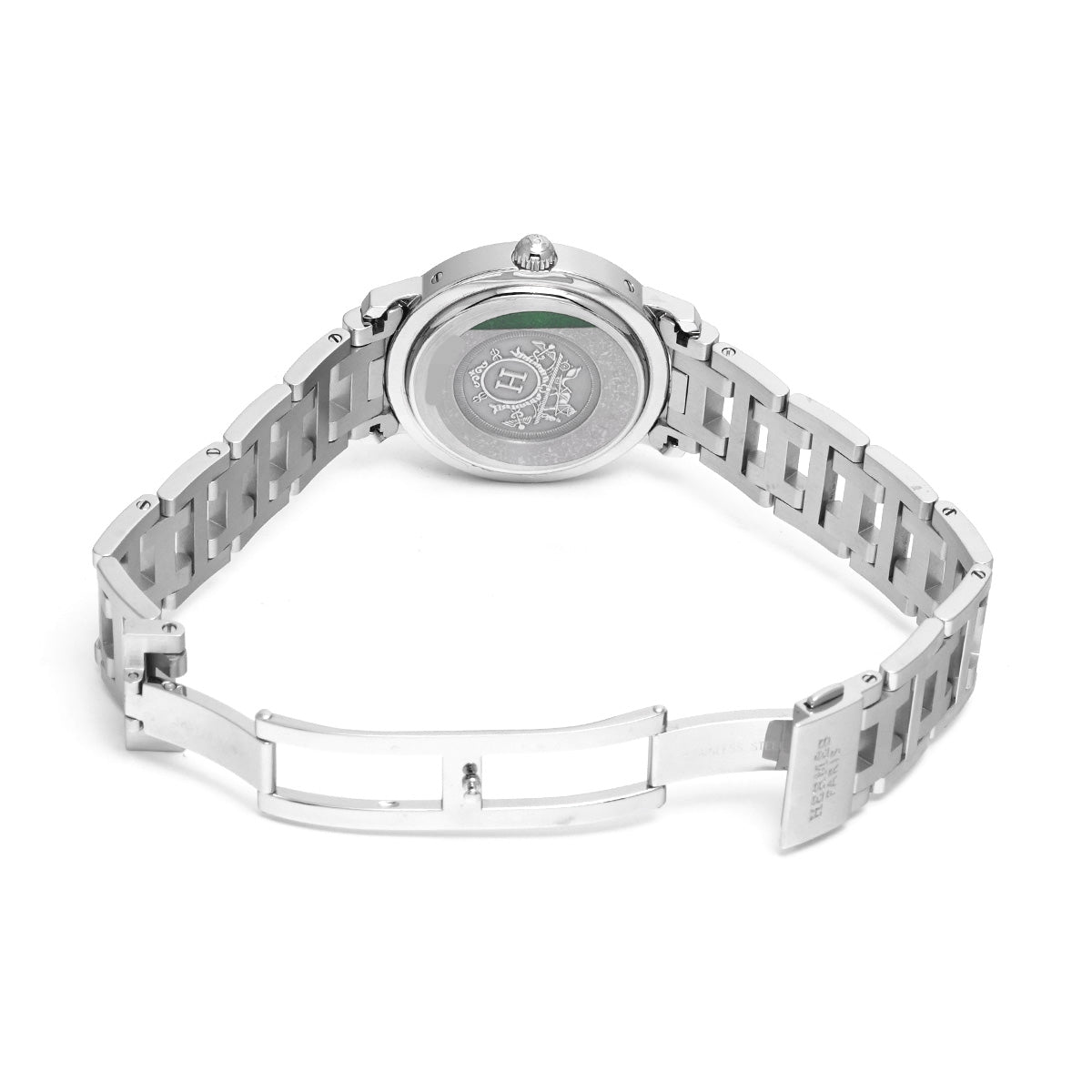 Clipper Nacre CL6.410.214/3831 Light Blue HERMES Unisex [Pre-owned].