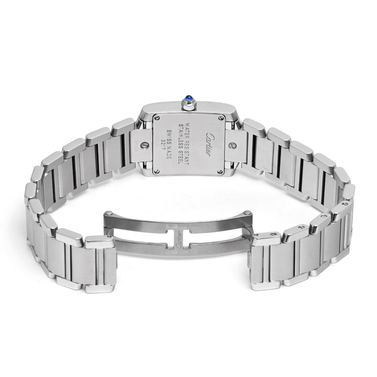 Tank Francaise SM W51008Q3 Silver CARTIER Ladies [Pre-owned]