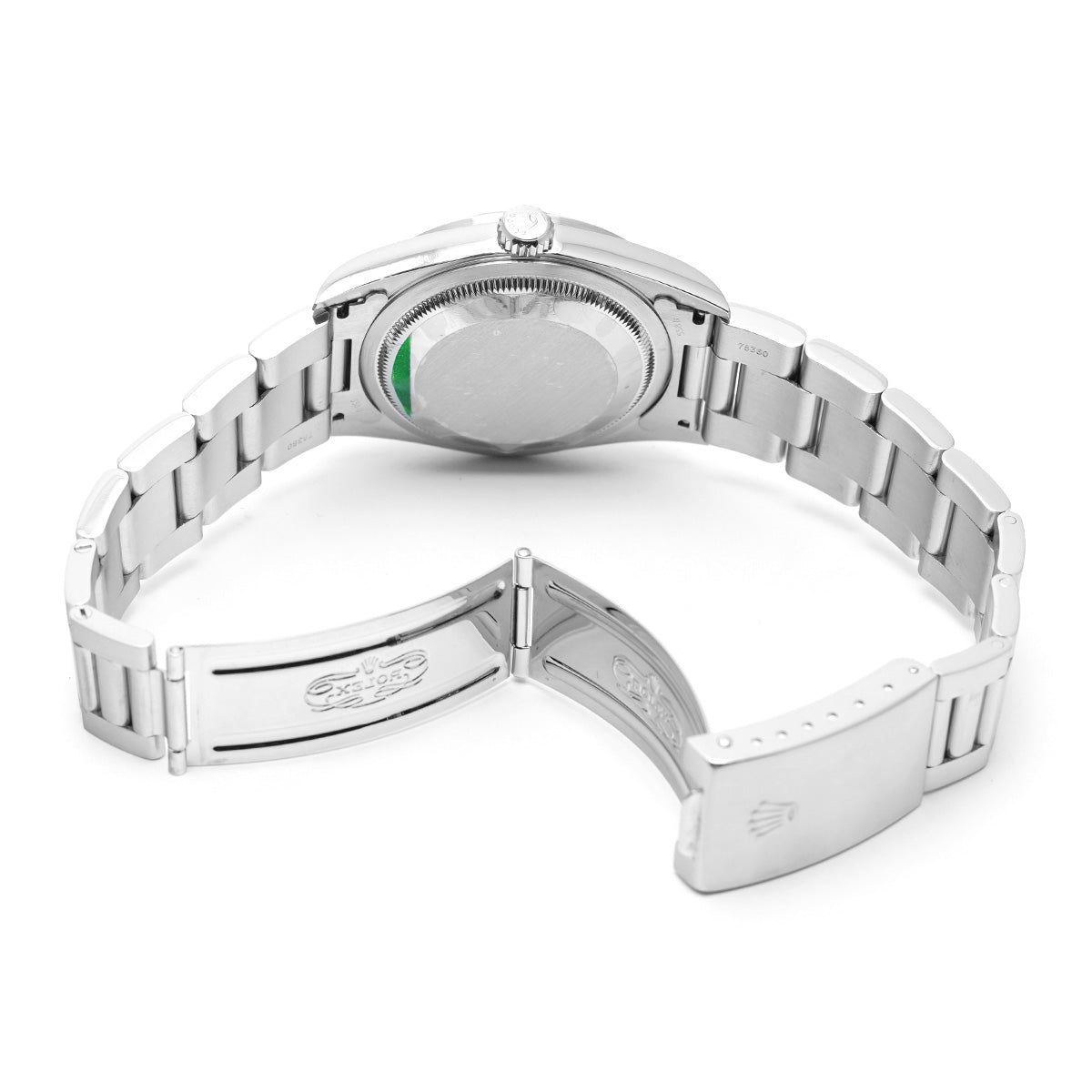 DATE JUST 16200 Y (manufactured circa 2003) White ROLEX Men's [Pre-Owned].