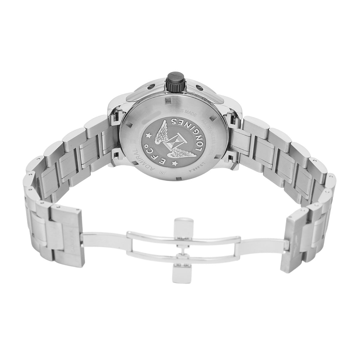 Sport Admiral GMT L3.668.4.76.6 Silver LONGINES Men's [Pre-Owned].