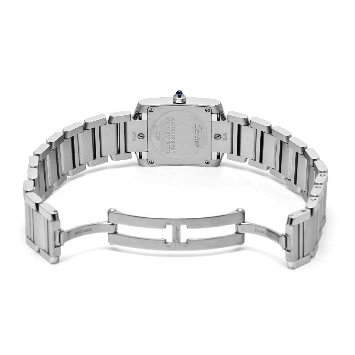 Tank Francaise SM W51008Q3 Silver CARTIER Ladies [Pre-owned]