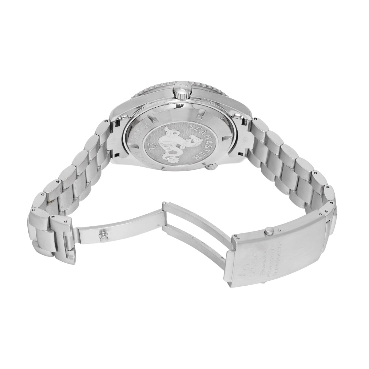 2200.51 Seamaster Planet Ocean 600 Co-Axial Black OMEGA Men's [Pre-Owned].