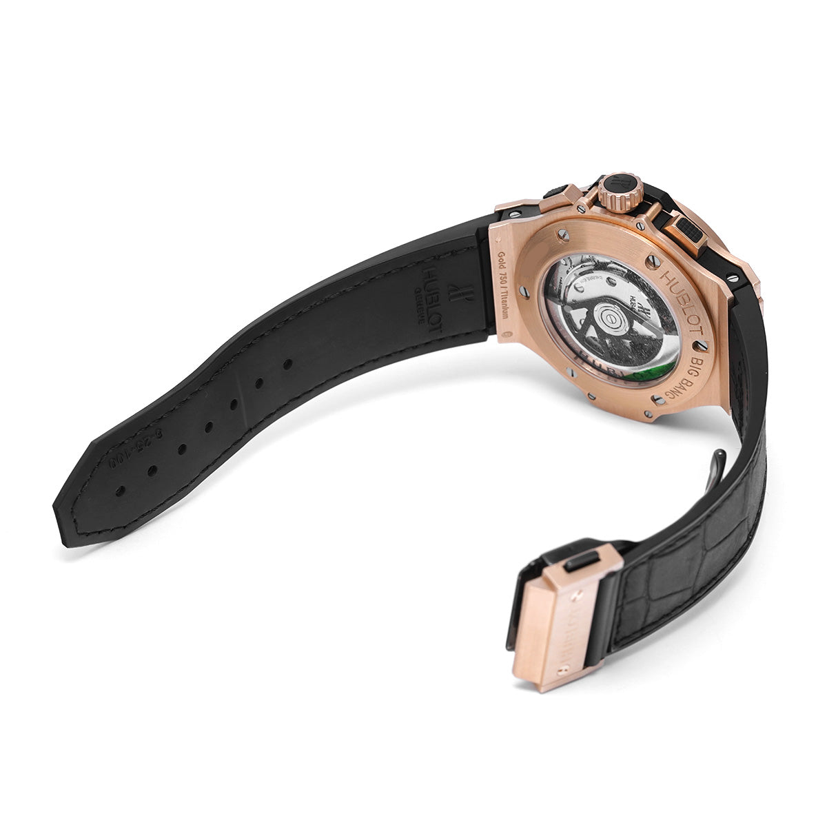 Big Bang Aeroban King Gold Diamonds 311.PX.1180.GR.1104 Skeleton HUBLOT Men's [Pre-owned]