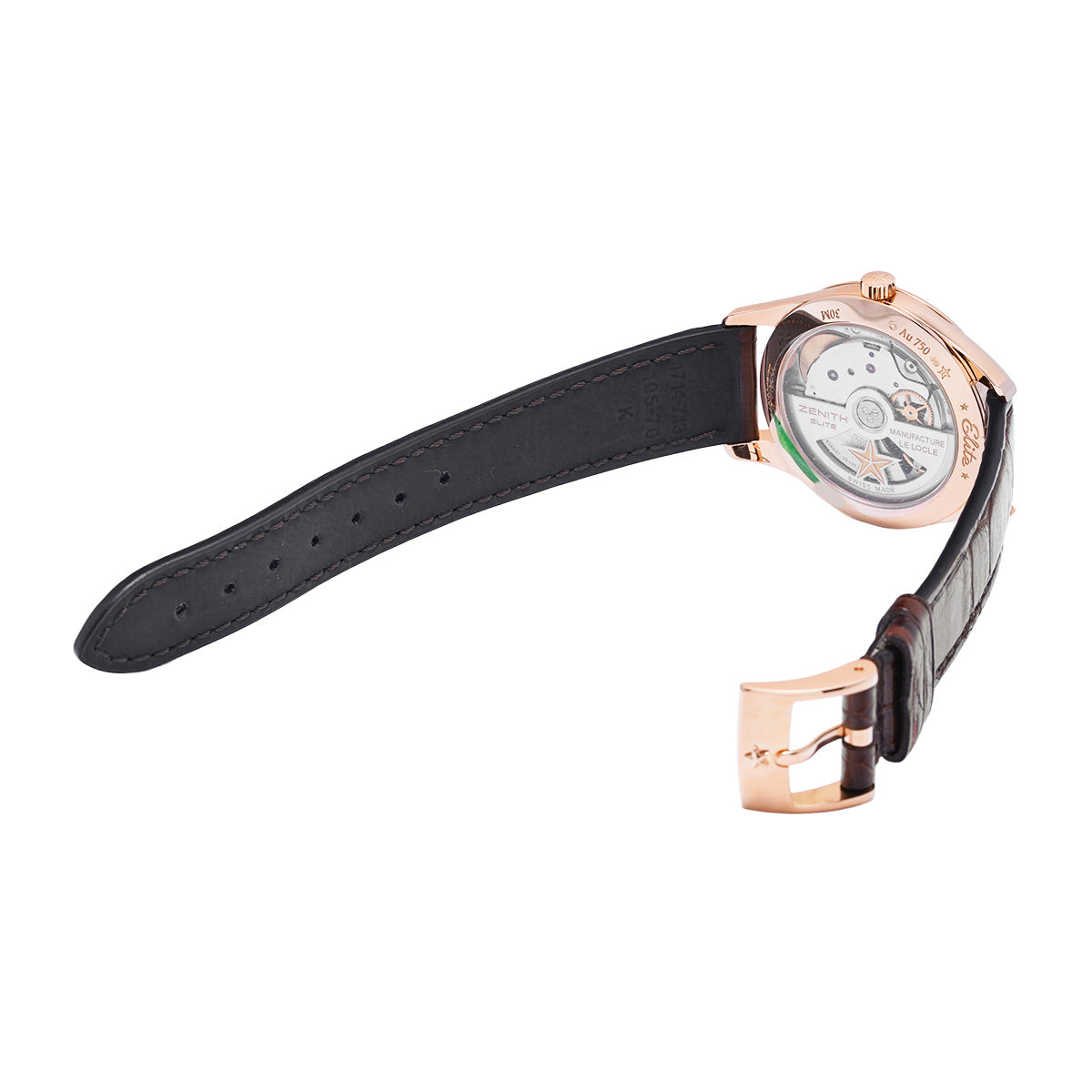 Ultrasyn Moonphase 22.2310.692/81.C709 White MOP/Diamond ZENITH Ladies [Pre-Owned]