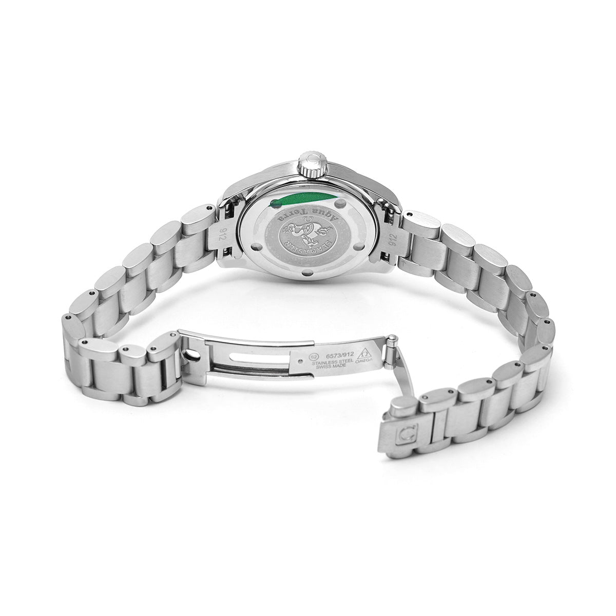 Seamaster Aqua Terra Marui Limited Edition 2577.60 Red OMEGA Ladies [Pre-owned].