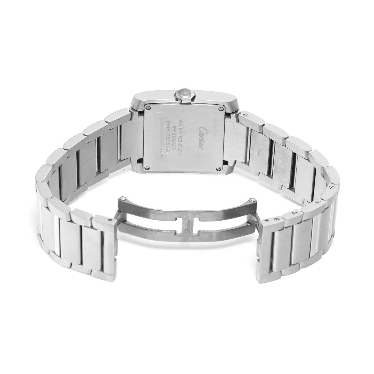 Tank Francaise MM Japan Limited Edition WSTA0086 Silver CARTIER Ladies [Pre-owned]