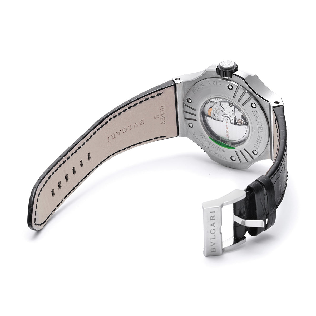 DANIEL ROTH Chronosprint BRE56BSLDCH Black BVLGARI Men's [Pre-Owned].